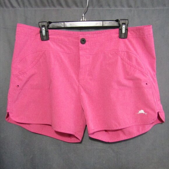 Pelagic Hybrid Ocean Flex Pink Shorts Womens Size 12 Casual Performance Bottoms - Picture 10 of 11